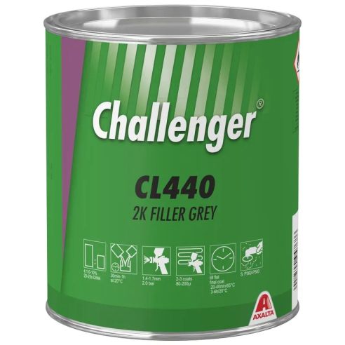 CL440G 2K FILLER GREY (3,5ltr)