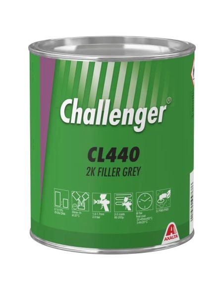 CL440G 2K FILLER GREY (3,5ltr)