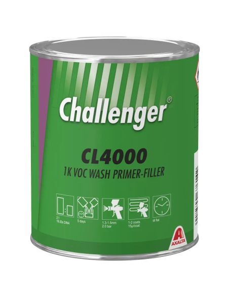 CL4000 1K VOC WASH PRIMER-FILLER (1ltr)