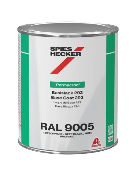 Permacron Base Coat 293 deep black (ca. RAL 9005)