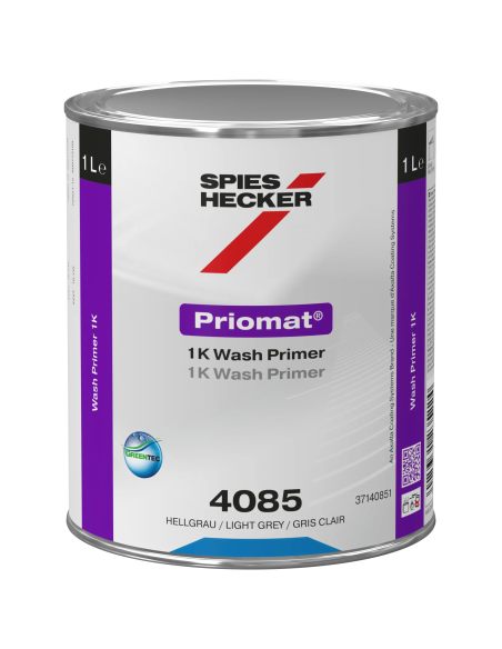 Priomat 1K Wash Primer 4085 Light Grey
