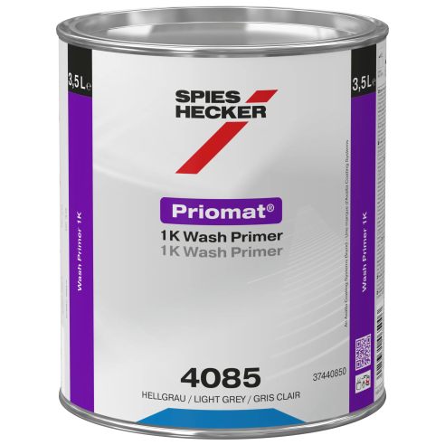 Priomat 1K Wash Primer 4085 Light Grey