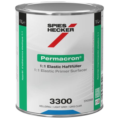 Permacron 1:1 Elastic Primer Surfacer 3300 Light Grey**
