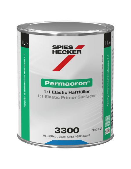 Permacron 1:1 Elastic Primer Surfacer 3300 Light Grey**