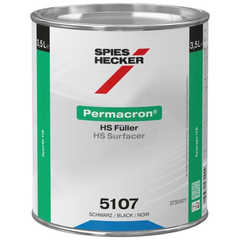 Permacron HS Surfacer 5107 Black