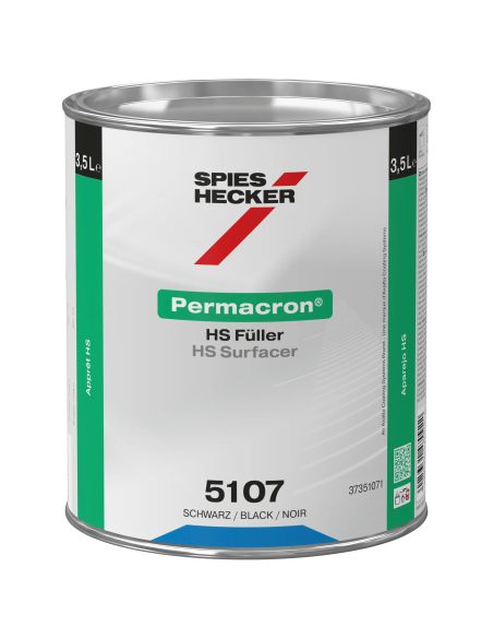 Permacron HS Surfacer 5107 Black