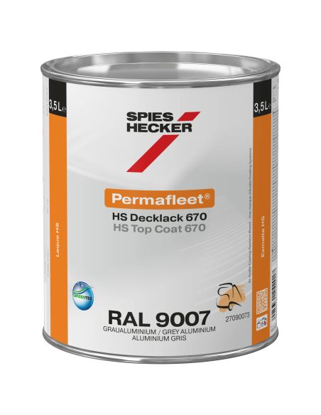 Permafleet HS Top Coat 670 RAL 9007