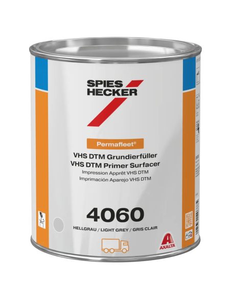 Permafleet VHS DTM Primer Surfacer 4060 Light Grey