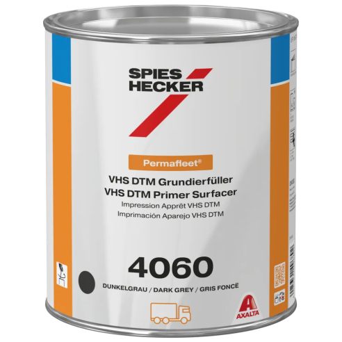 Permafleet VHS DTM Primer Surfacer 4060 Dark Grey